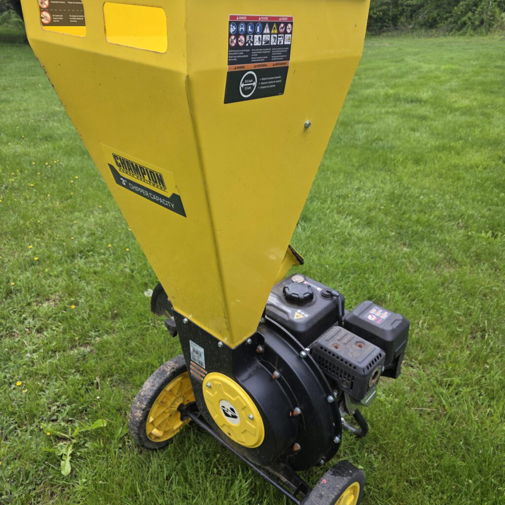 Champion 3″ Gas Wood Chipper/Shredder – Great for Yard Cleanup